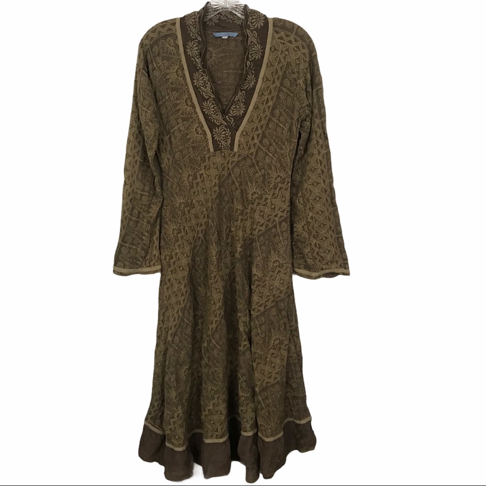 Johnny Was Sz Sm Embroidered Dress